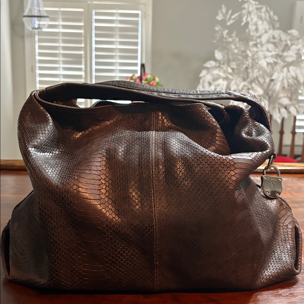 FURLA Elisabeth Hobo Bag - Dark Chocolate